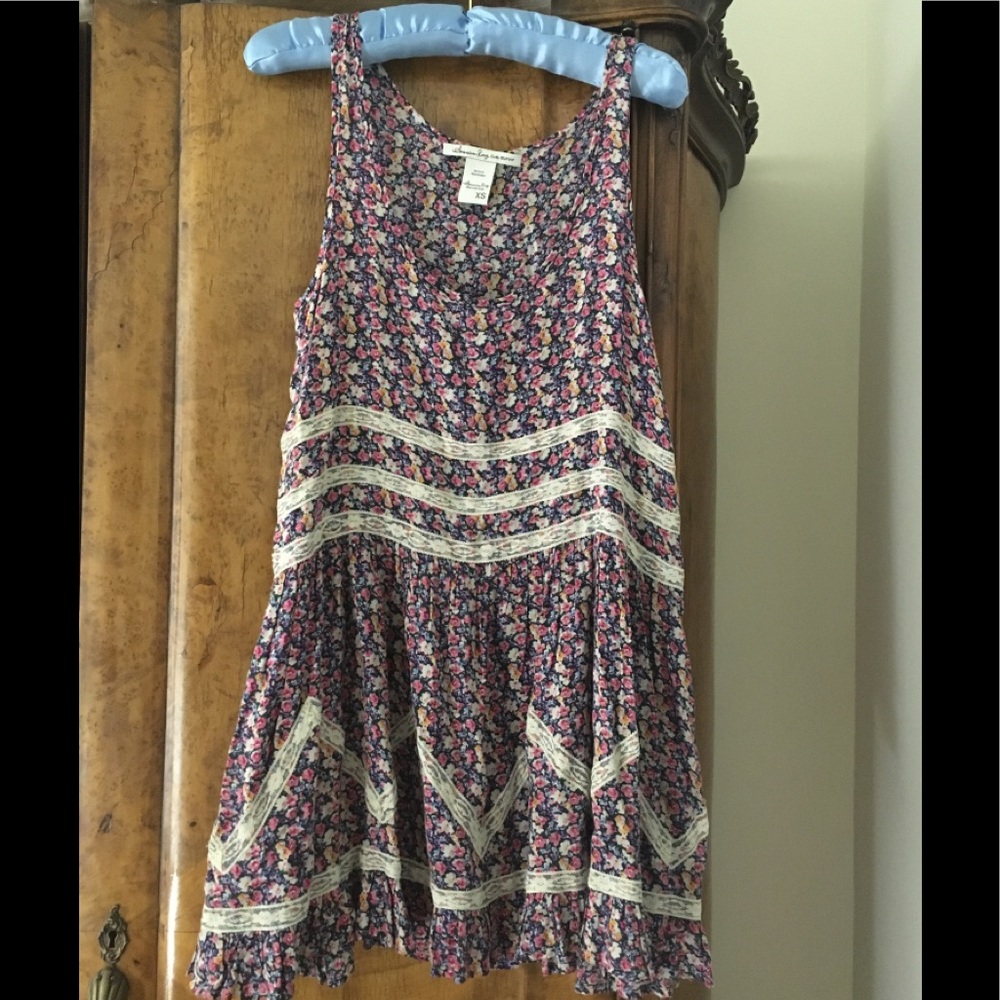 American Rag Floral Dress with Lace